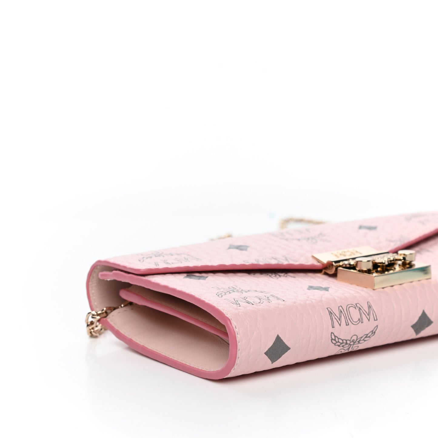 Visetos Large Patricia Wallet On Chain Soft Pink