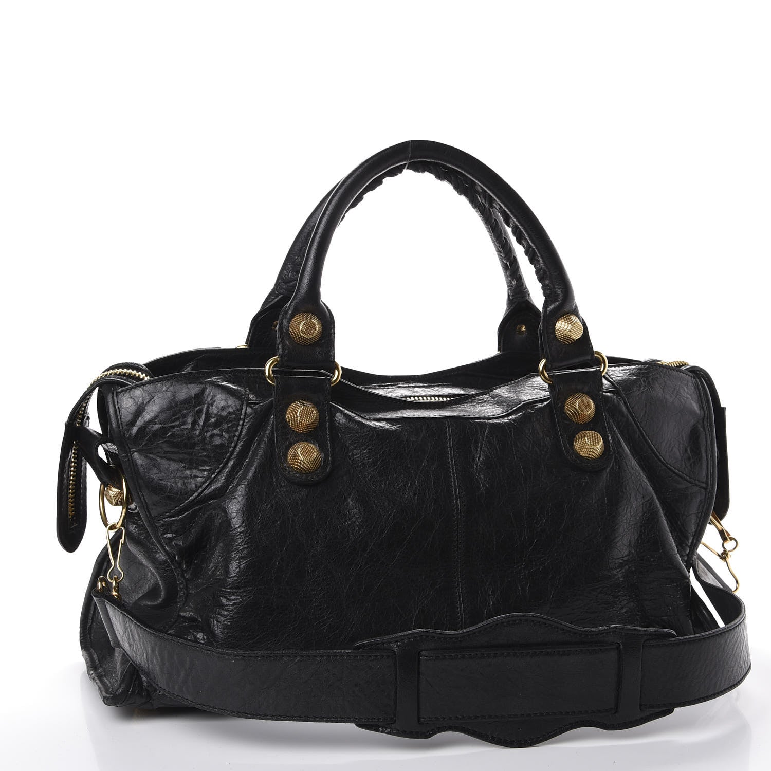 Balenciaga Agneau Giant 21 Gold Hardware Part Time Black 2 of 10