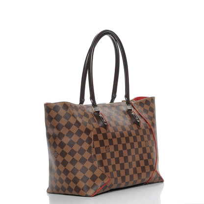 Louis Vuitton Damier Ebene Caissa Tote MM Cherry 3 of 8