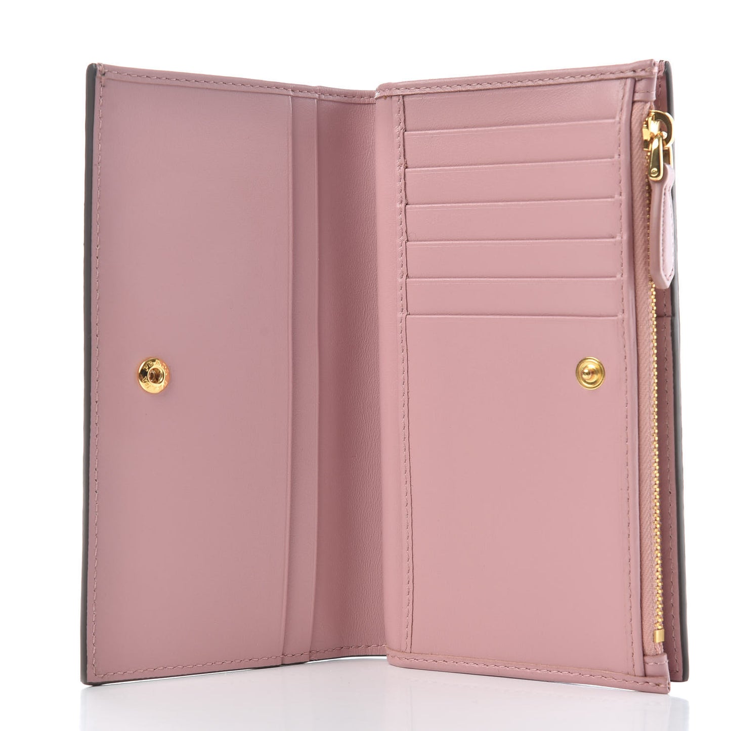 Vitello Daino Continental Wallet Argilla Rosa