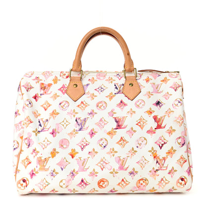 Louis Vuitton Watercolor Aquarelle Speedy 35 White 1 of 11