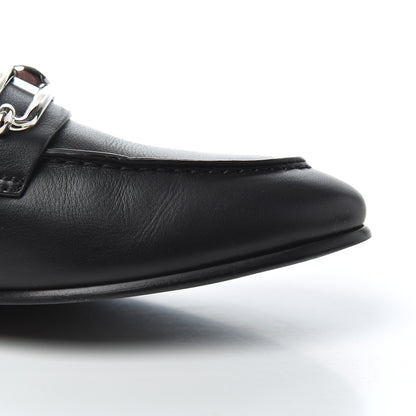 Hermes Calfskin Womens Colette Loafers 38 Black 12 of 17