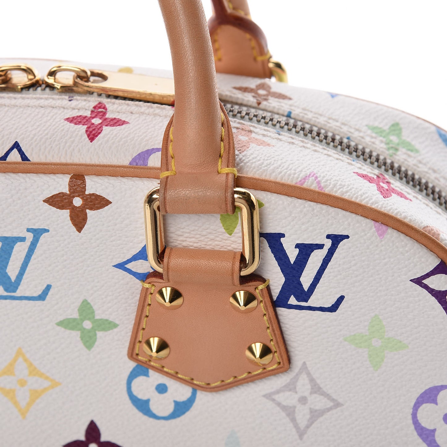 Monogram Multicolor Trouville White