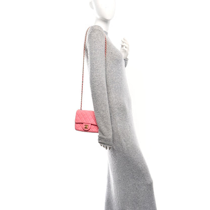 Chanel Lambskin Quilted Mini Pearl Crush Flap Pink 2 of 10