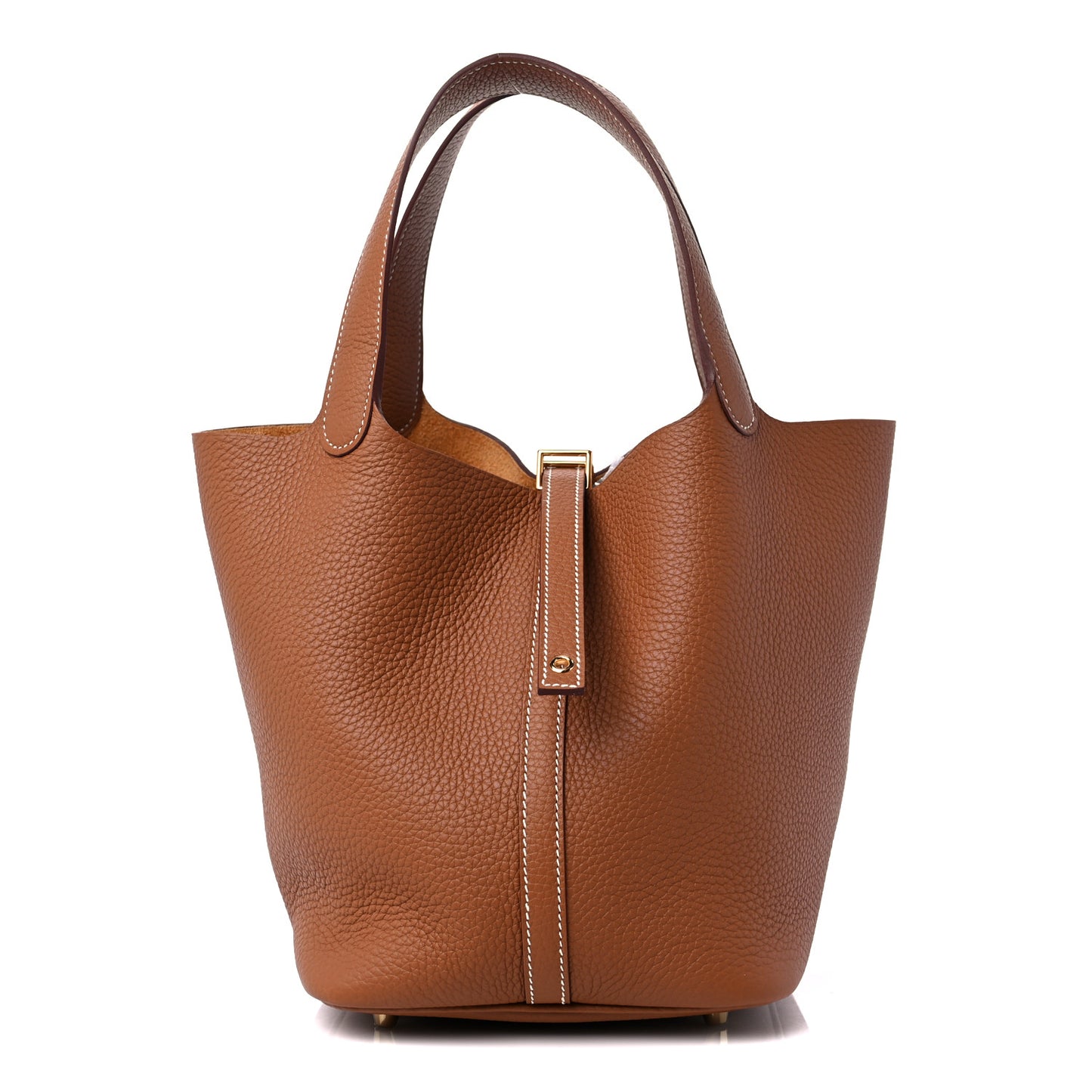 Taurillon Clemence Picotin Lock 22 MM Gold