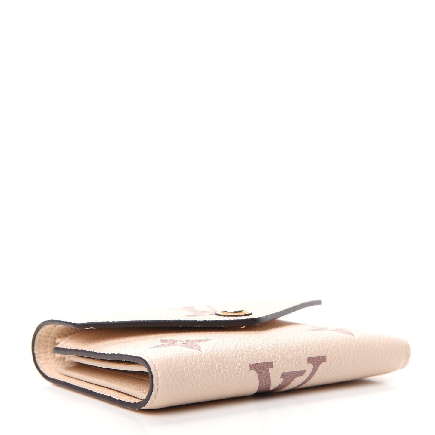Empreinte Monogram Giant Victorine Wallet Creme Bois De Rose