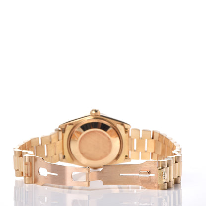 Rolex 18K Yellow Gold Diamond 31mm Oyster Perpetual Datejust President Watch Champagne Jubilee 68278 7 of 7