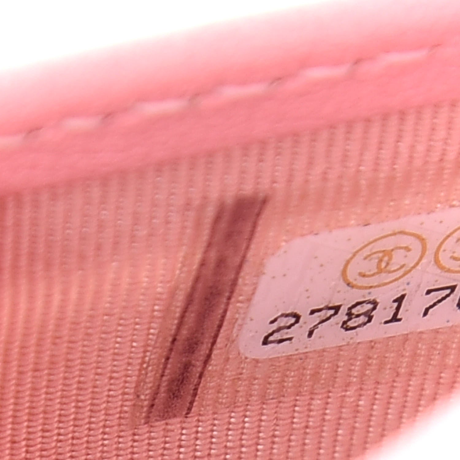 Chanel Iridescent Caviar Quilted Card Holder Wallet Rose Pink 7 of 8