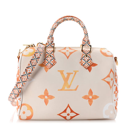 Louis Vuitton Monogram Giant By The Pool 2.0 Speedy Bandouliere 25 Beige 1 of 9