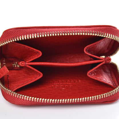 Gucci Pebbled Calfskin Soho Coin Purse Key Ring Red 4 of 4