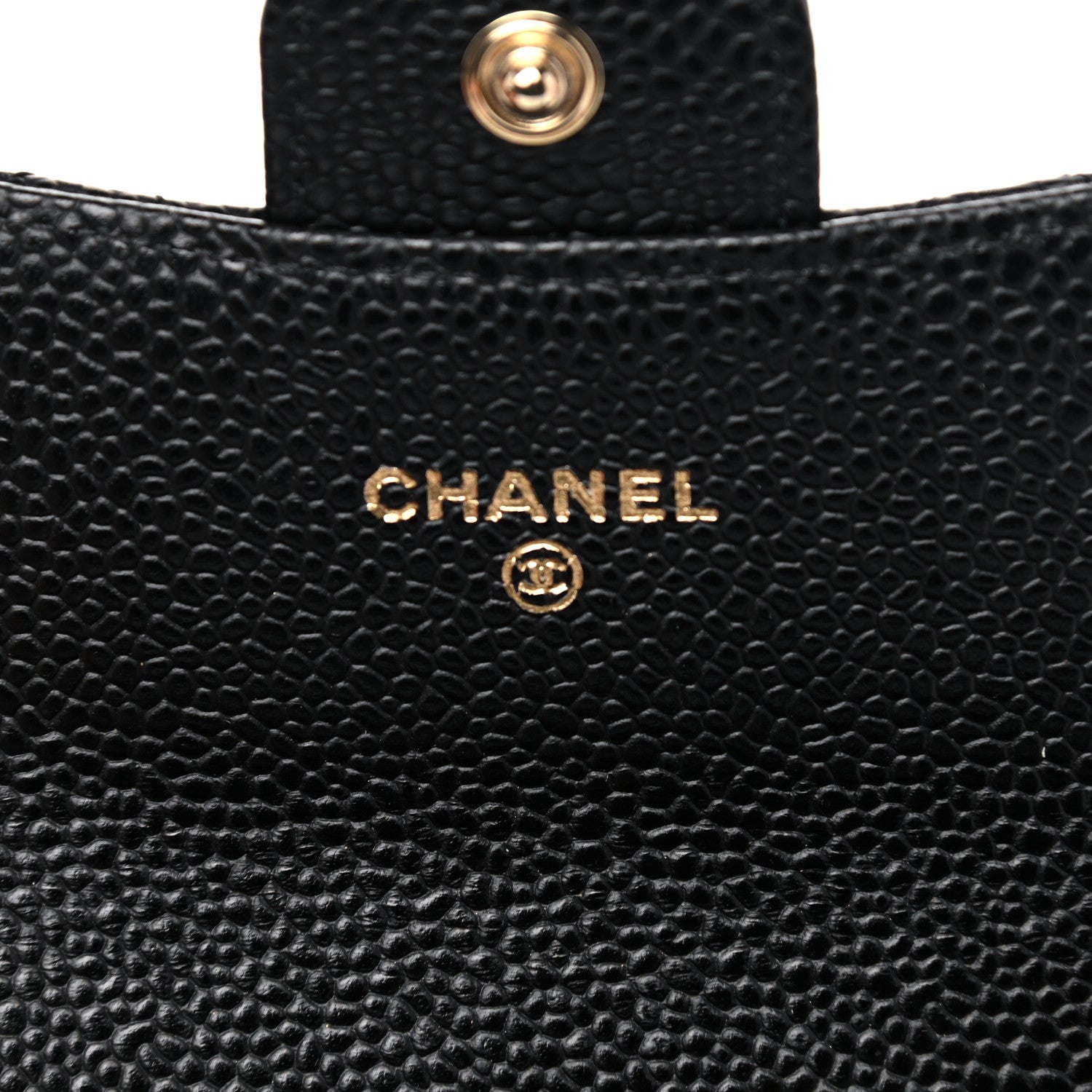 Chanel Caviar Quilted Flap Card Holder Wallet Black 6 of 9