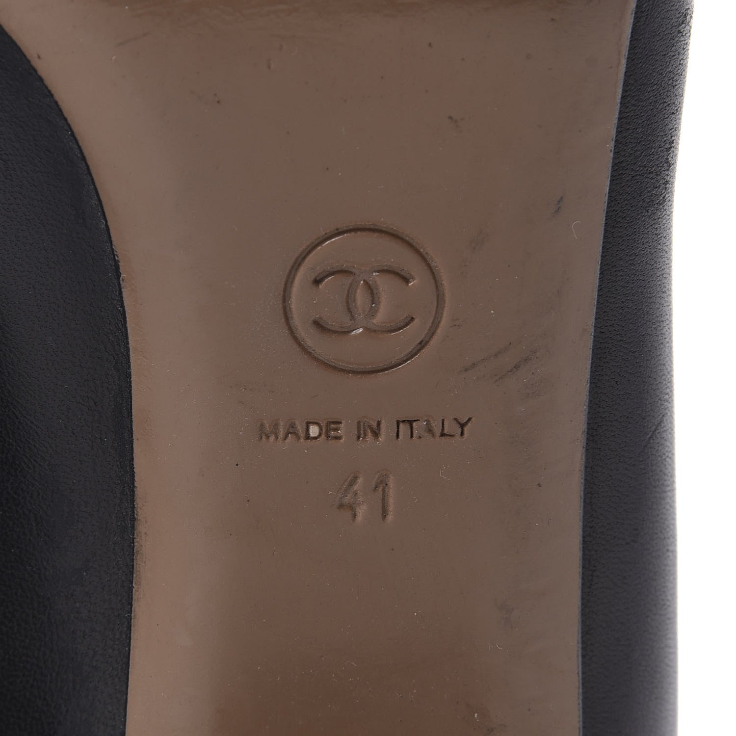 Chanel Lambskin Camellia Pumps 41 Black 8 of 13