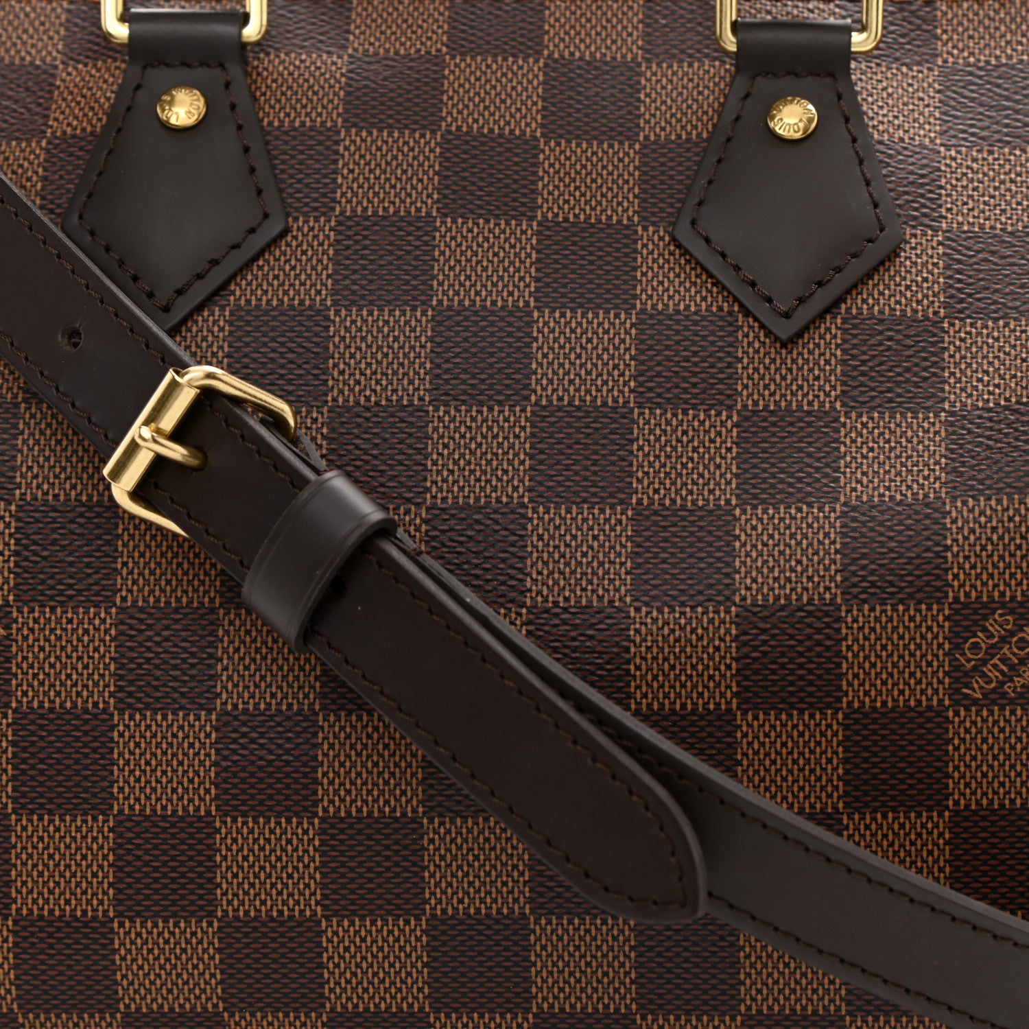 Louis Vuitton Damier Ebene Speedy Bandouliere 25 14 of 17