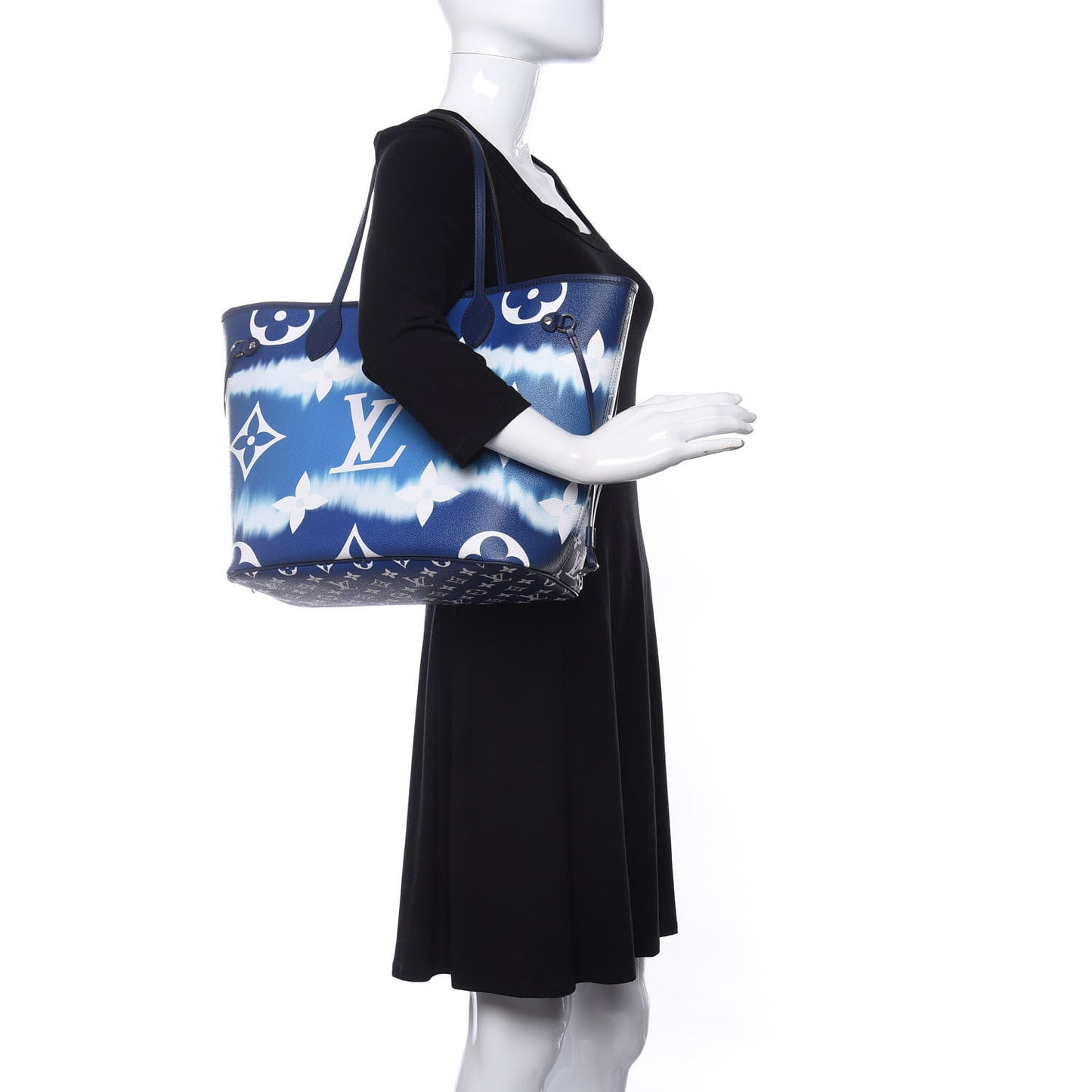 Monogram Escale Neverfull MM Blue