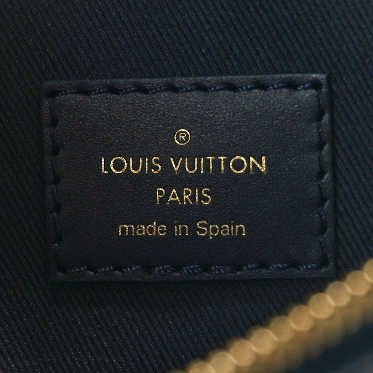 Louis Vuitton Monoglam Neverfull MM Pochette Blue 6 of 8