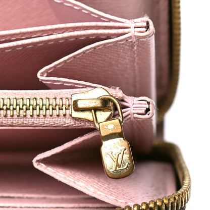 Louis Vuitton Damier Ebene Zippy Wallet Rose Ballerine 5 of 6