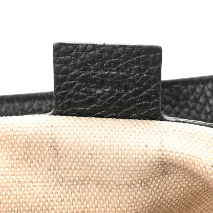 Gucci Pebbled Calfskin Medium Soho Flap Crossbody Black 9 of 11