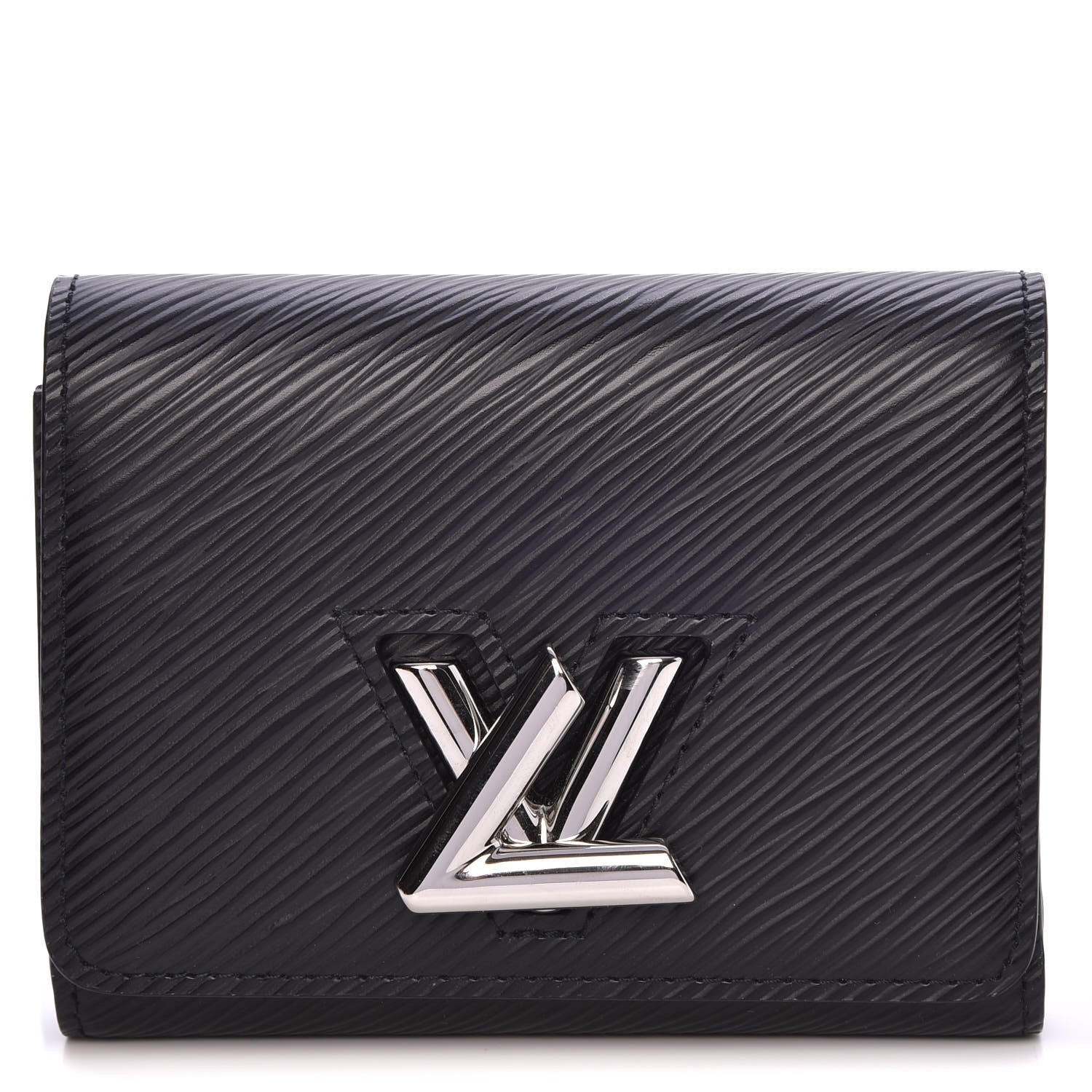 Louis Vuitton Epi Twist Compact Wallet Black 1 of 13