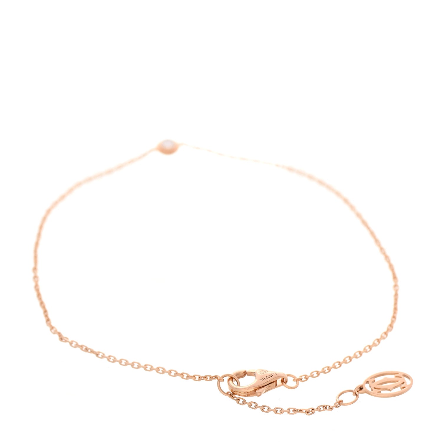 Cartier 18K Pink Gold Diamond XS D'Amour Bracelet 3 of 6