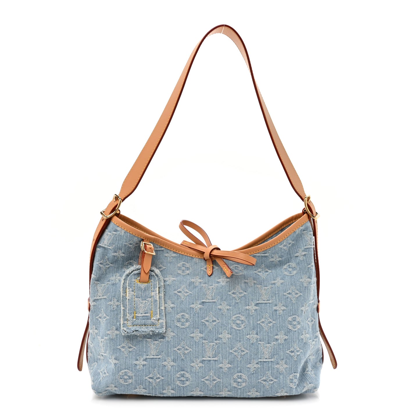 Monogram Denim CarryAll PM Sky Blue