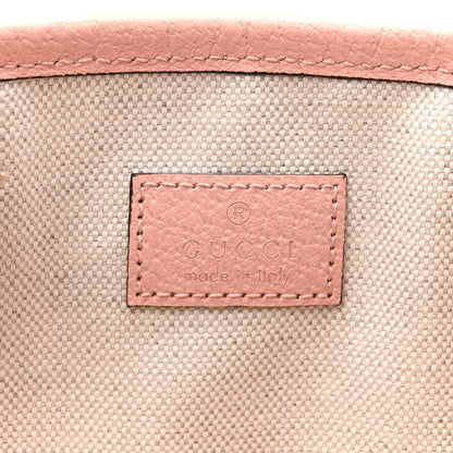 Gucci GG Supreme Monogram Textured Dollar Calfskin Medium Ophidia Shoulder Tote Bag Rose Pink 6 of 13