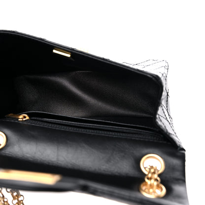 Chanel Aged Calfskin Quilted 2.55 Reissue Mini Flap Black 5 of 10