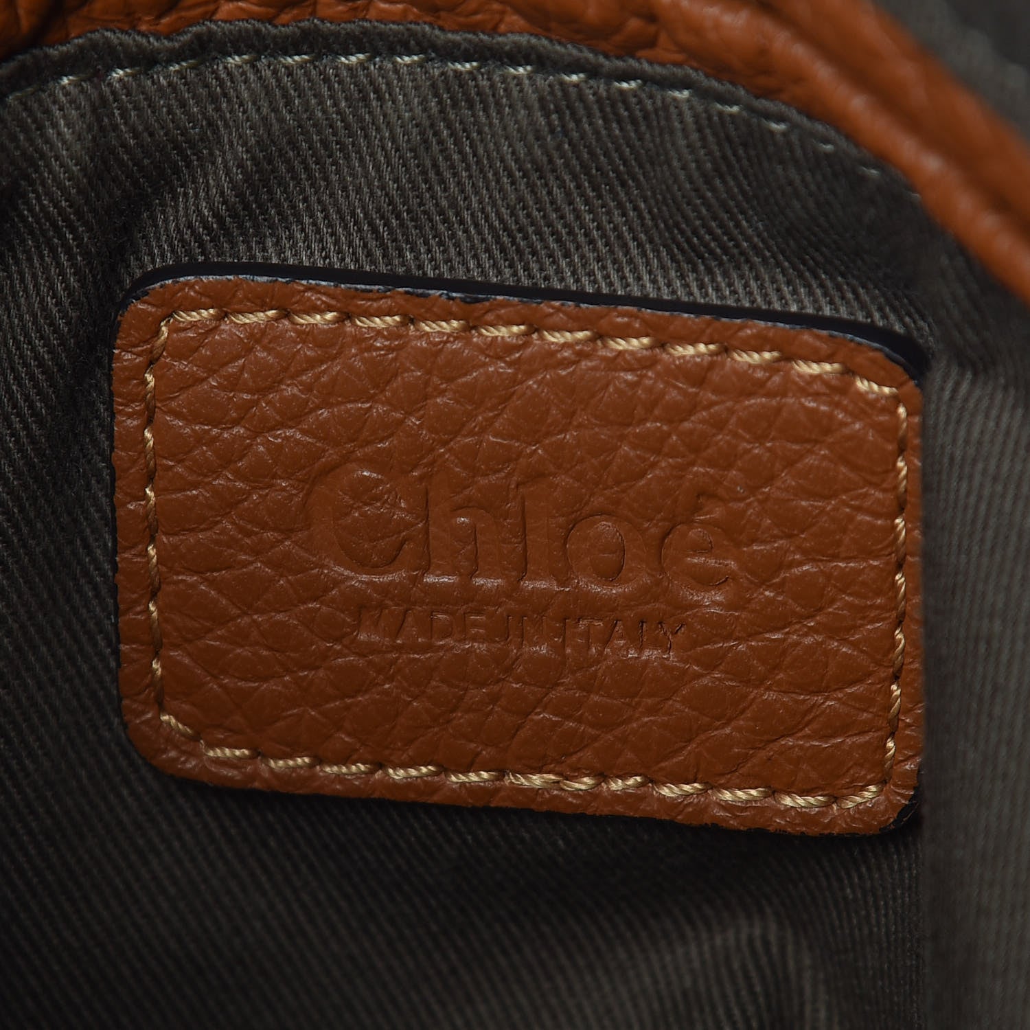 Chloe Calfskin Medium Marcie Satchel Tan 8 of 9