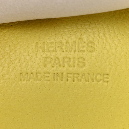 Hermes Milo Lambskin Grigri Rodeo Horse Bag Charm MM Lime Sesame Craie 4 of 6