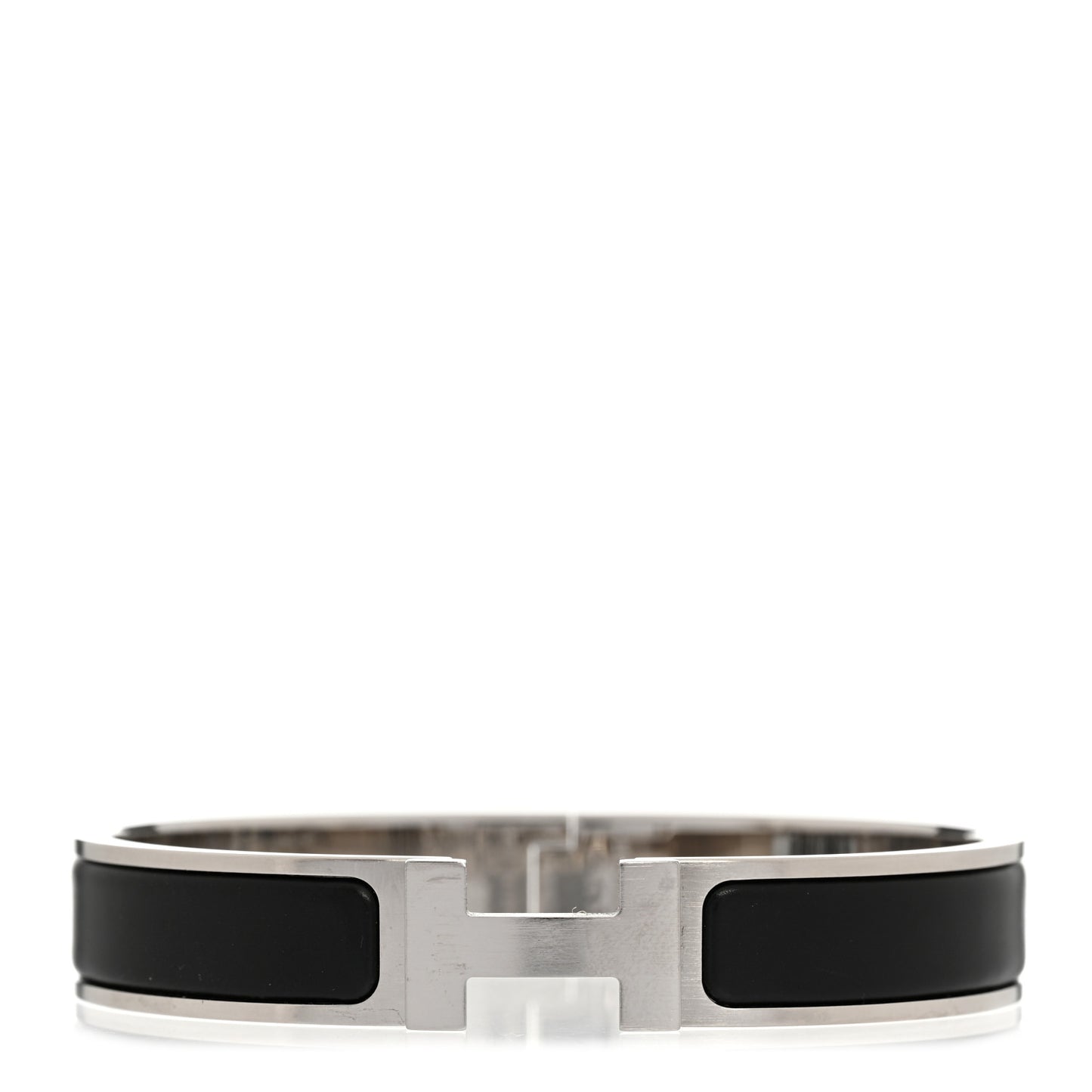 Matte Enamel Narrow Clic Clac HH Bracelet Black