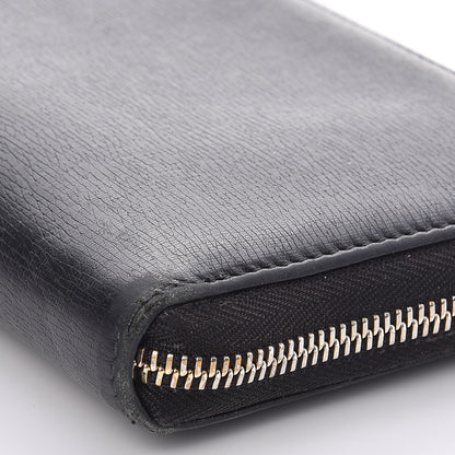 Gucci Calfskin GG Zip Around Wallet Black 6 of 9