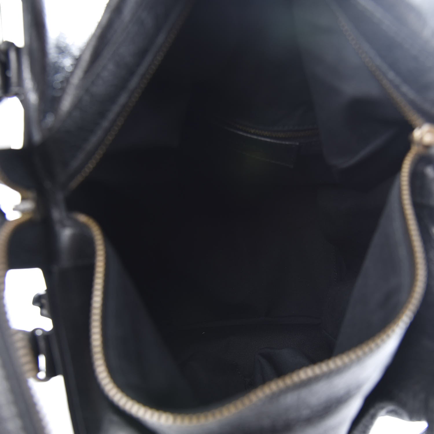 Balenciaga Agneau Classic Hardware Zip Traveler Backpack Black 5 of 11