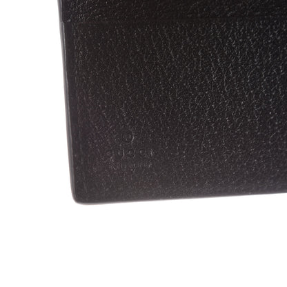 Gucci Calfskin Boar Effect GG Marmont Bi-Fold ID Wallet Black 6 of 8