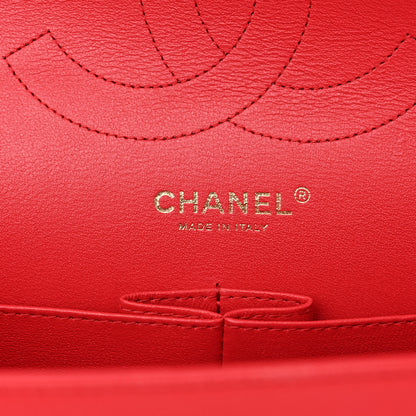 Chanel Caviar Quilted Jumbo Double Flap Red 6 of 11
