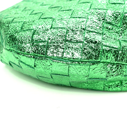 Bottega Veneta Metallic Nappa Intrecciato Mini Jodie Parakeet 11 of 11