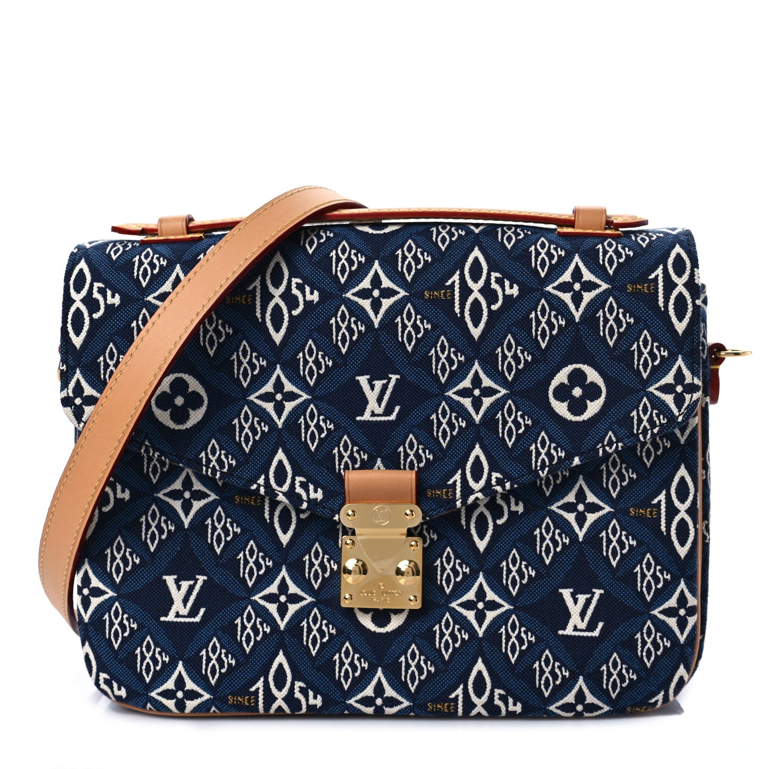 Louis Vuitton Jacquard Since 1854 Pochette Metis Blue 1 of 8