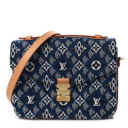 Louis Vuitton Jacquard Since 1854 Pochette Metis Blue 1 of 8