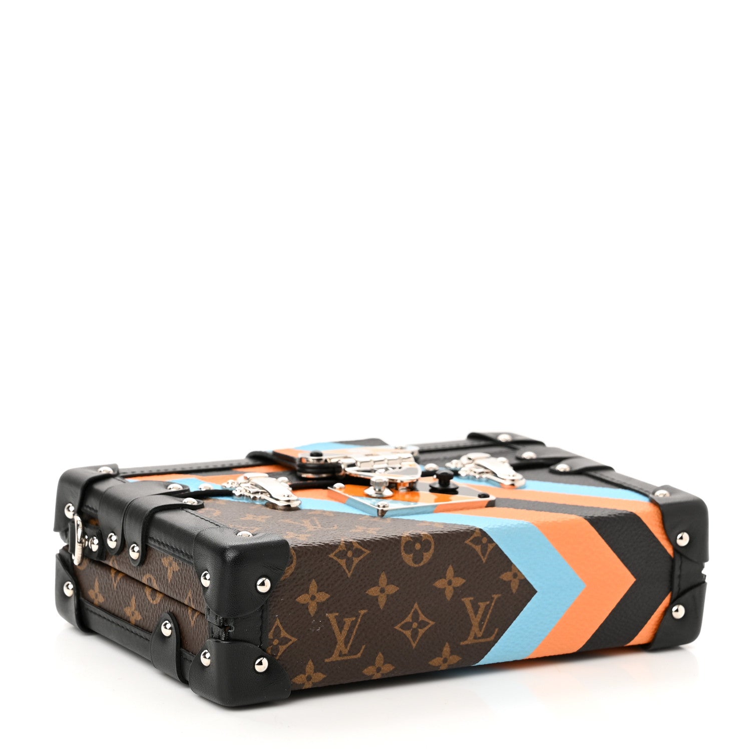 Louis Vuitton Monogram Malletage Print Petite Malle 4 of 9