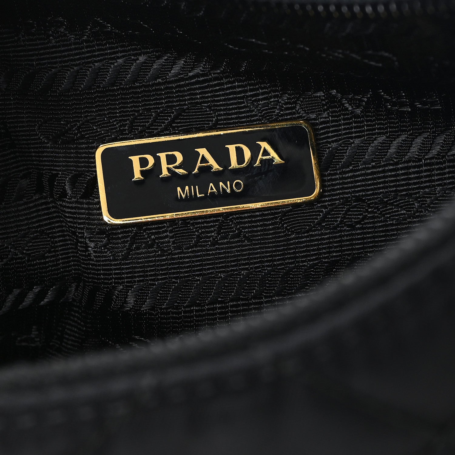 Prada Tessuto Nylon Stitched Shoulder Bag Black 1867307 – FASHIONPHILE