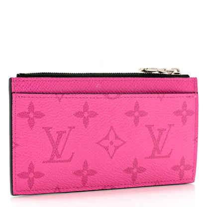 Louis Vuitton Taigarama Coin Card Holder Fuchsia 5 of 10
