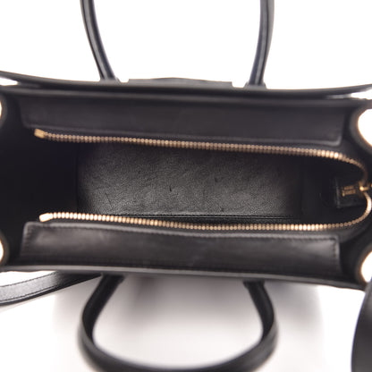 Celine Felt Smooth Calfskin Nano Tri-Color Luggage Indigo Black Brown 5 of 12