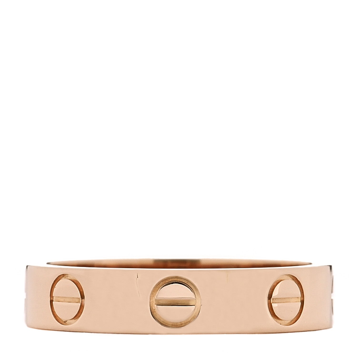 Cartier 18K Pink Gold 3.5mm LOVE Wedding Band Ring 48 4.5 1 of 4