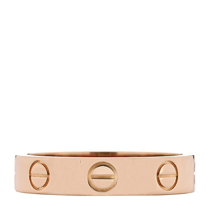 Cartier 18K Pink Gold 3.5mm LOVE Wedding Band Ring 48 4.5 1 of 4