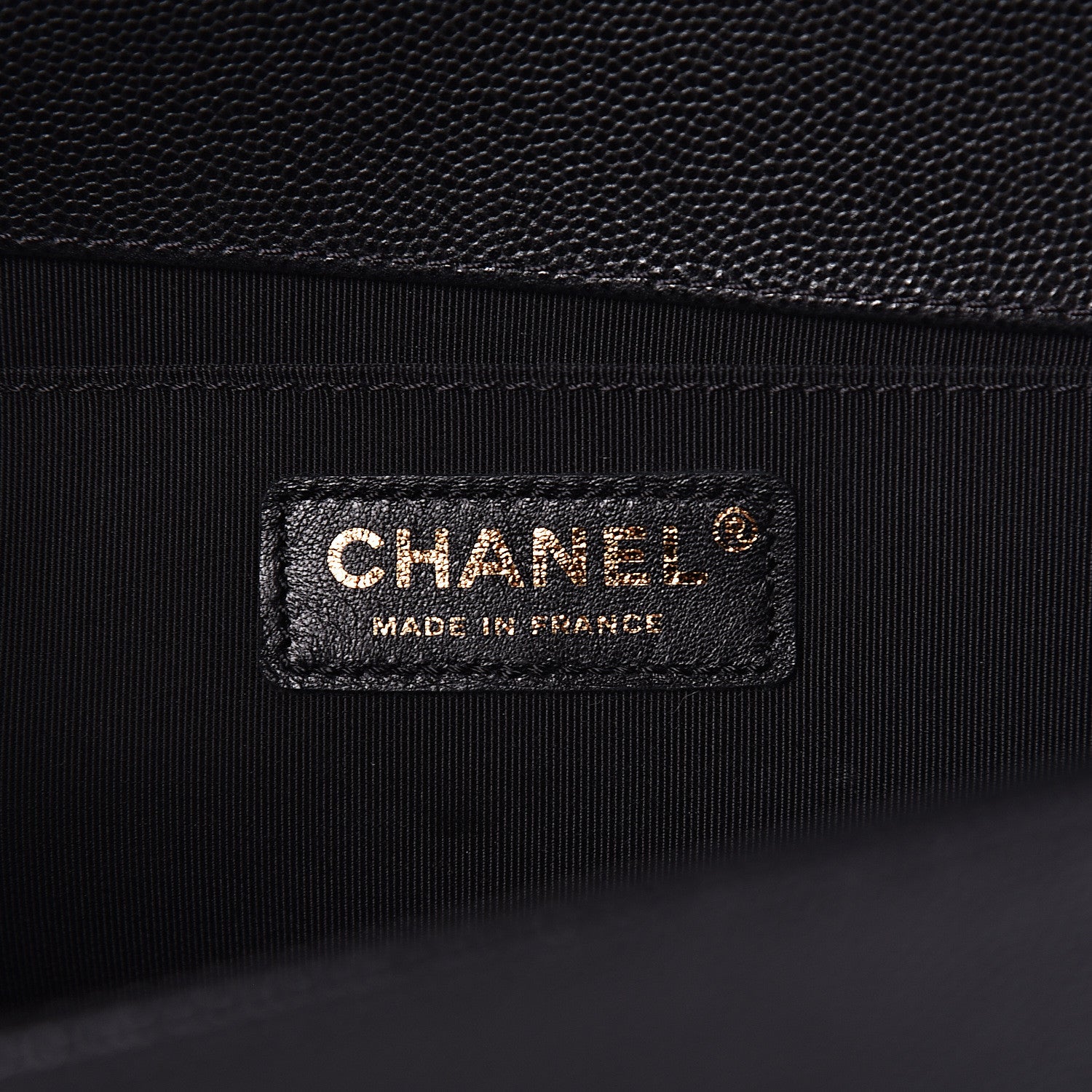 Chanel Caviar Quilted Medium Boy Flap Black 6 of 12