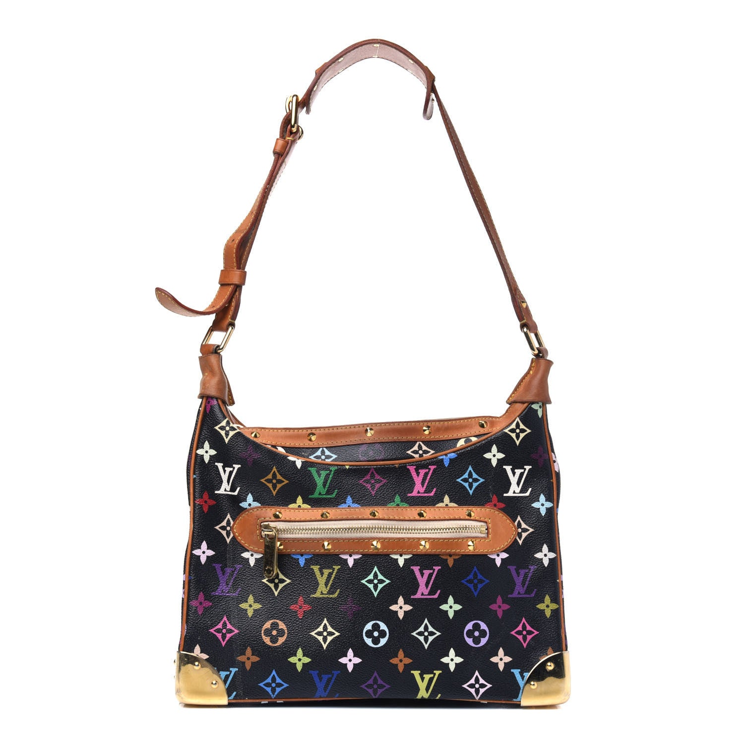 Louis Vuitton Monogram Multicolor Boulogne Black 1 of 30