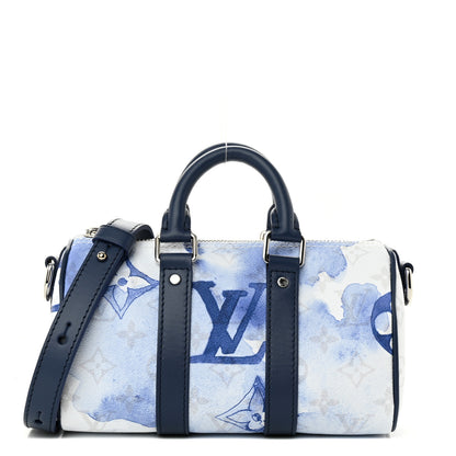 Louis Vuitton Monogram Watercolor Keepall XS Blue 1 of 10