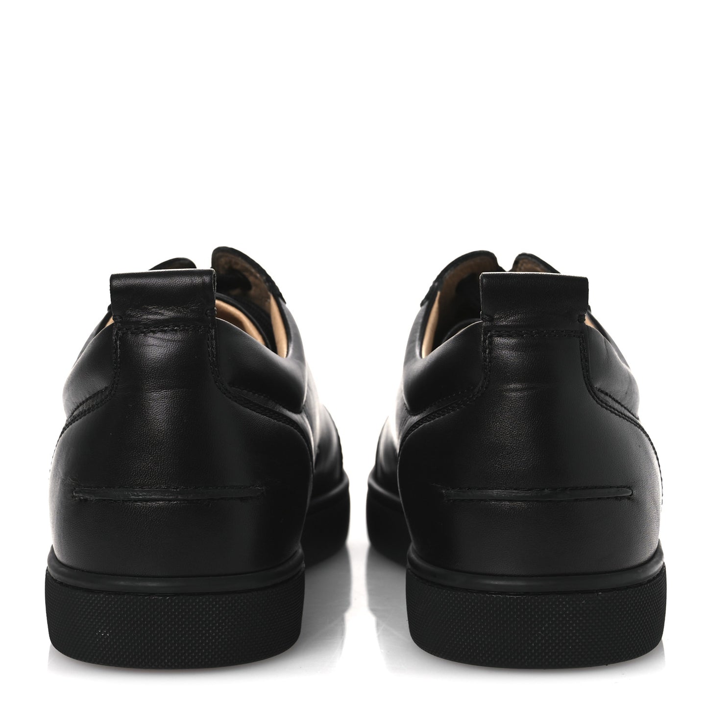 Calfskin Mens Low Top Sneaker 43.5 Black