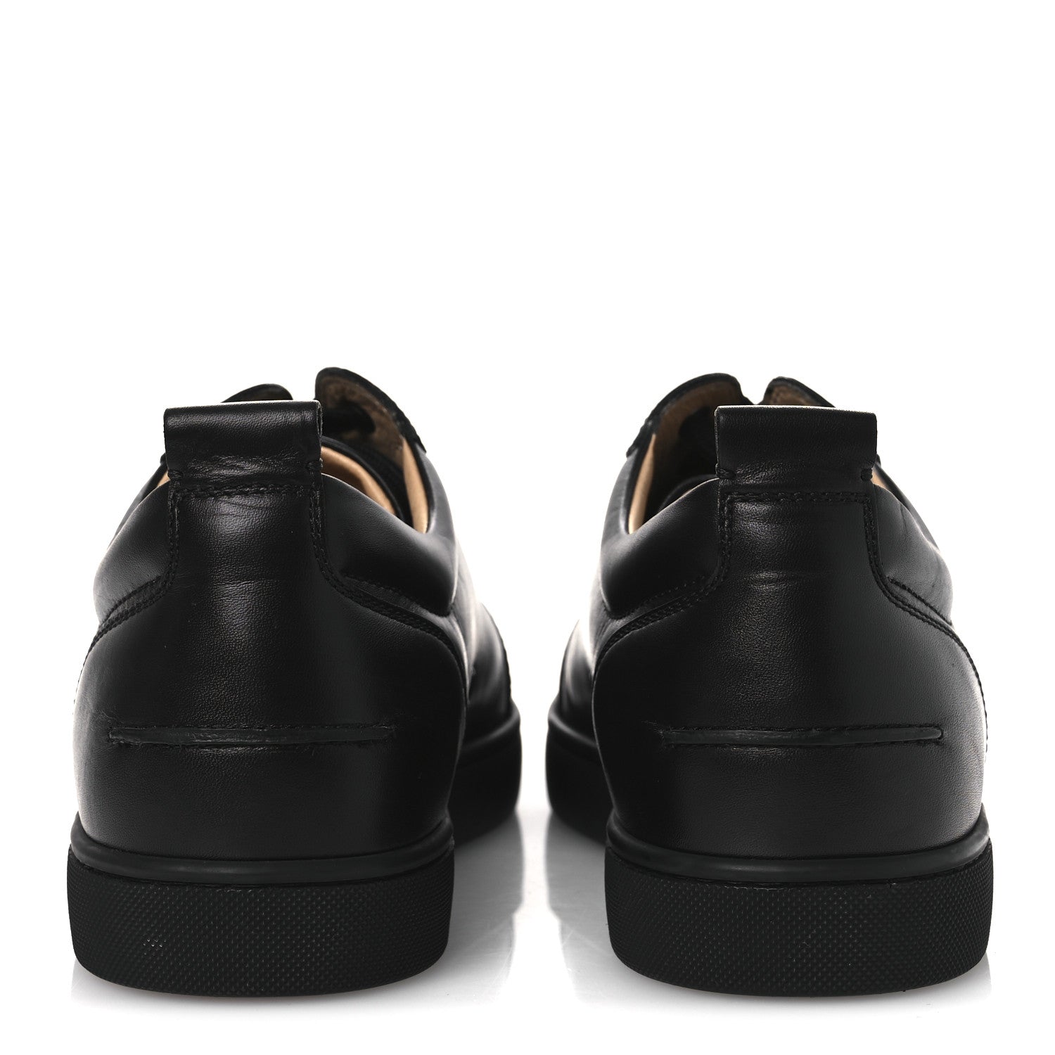 Christian Louboutin Calfskin Mens Low Top Sneaker 43.5 Black 6 of 11