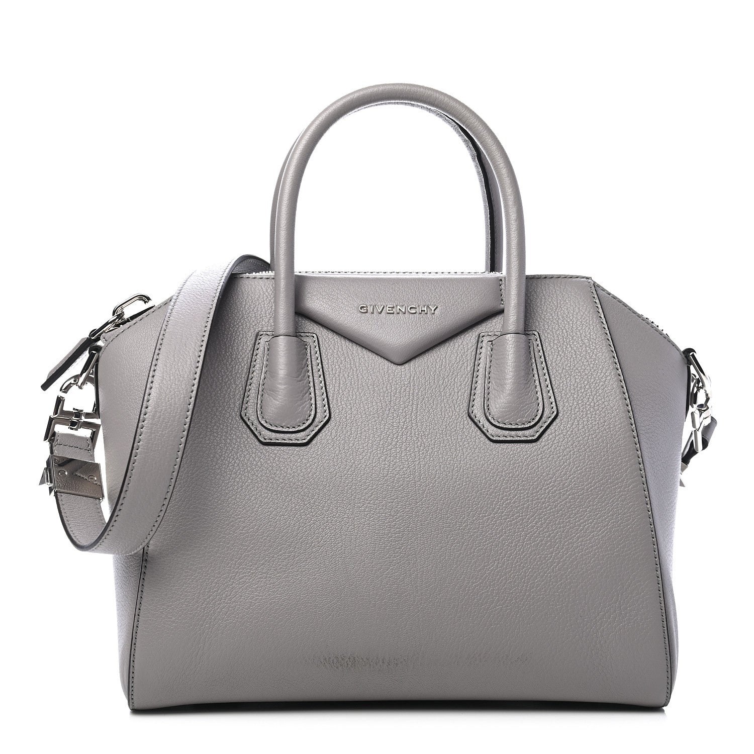 Givenchy Sugar Goatskin Small Antigona Pearl Grey 1 of 9