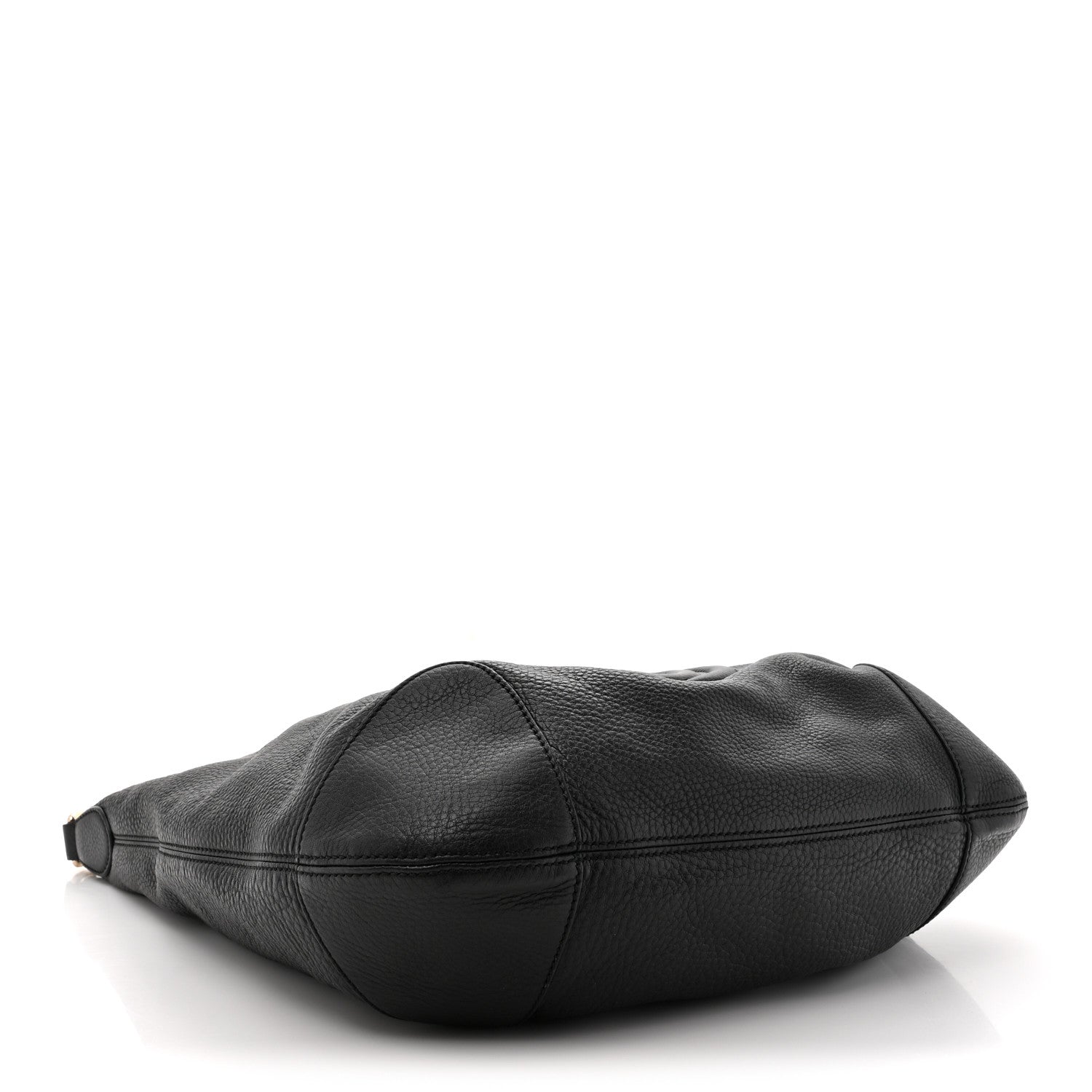 Gucci Pebbled Calfskin Medium Soho Chain Hobo Black 4 of 11
