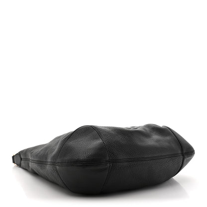 Gucci Pebbled Calfskin Medium Soho Chain Hobo Black 4 of 11